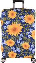 Luggage Cover,Suitcase Covers 19-30 Inch Expandable Anti-Scratch Luggage Protector Flower for Carry on Luggage M 22-24IN
