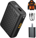 RIAFOX 12v 18400mAh Battery Pack Big Capacity Fast Charge Heated Women Men Jacket Portable USB Power Bank for Wulcea Genovega Dewbu Venustas Vergoo Hecusma Gotobi Soljikye Ororo Tidewe YHQ
