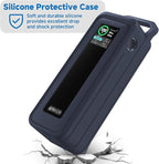 Protective Silicone Case for Anker Prime Power Bank 27,650mAh 250W - Portable with Handle & Hook Loop Strap, Anti-Slip & Shockproof Design (Blue)
