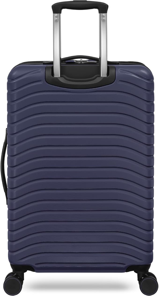 Everest Expandable Hardsided Spinner (Navy, 24-Inch Checked Medium)