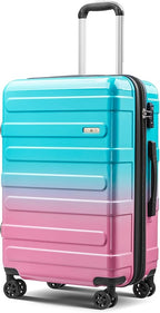 Tolino Carry on Luggage Checke Airline Approved,24 Inch Hardside Suitcase with Wheels TSA Lock, PC+ABS Lightweight Carry on Suitcases for Women and Men