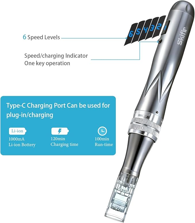 Electric Facial Pen Machine for Home Use - Professional Beauty Device for Women and Men