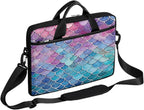 Laptop Shoulder Bag for Women Men, Waterproof Computer Case Messenger Bag Briefcase for Business Office Travel