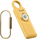 Thopeb– Personal Safety Alarm for Women–135dB Siren, Strobe Light and Rechargeable - Safety Alarm Keychain for Women (Metallic Gold)