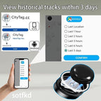2 Pack GPS Tracker for Vehicles,Car Tracker Device Hidden,Tracker Device for Vehicles,Car GPS Tracker | Android and iOS Universal | Magnetic Shell | No Monthly Fee| View Historical Tracks | Waterproof
