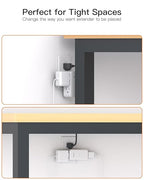 Surge Protector Outlet Extender- with Rotating Plug,6 AC Multi Plug Wall Outlet,4-Sided Outlet Splitter,900J Wall Outlet Adapter for Bathroom,Home,Travel,Dorm Room Essentials
