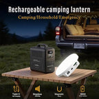 Tent Light 4500 Lumen, Camping Lantern Portable Rechargeable LED, Super Bright Magnetic Hanging Camping Light with 3 Color Modes & Stepless Dimming for Canopy, Tent, Emergency, Home & Travel（White）