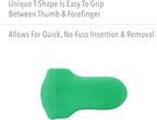 Howard Leight by Honeywell Maximum Lite Low Pressure Disposable Foam Earplugs, 200-Pairs (LPF-1), Green