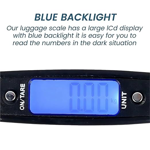 Luggage Weight Scale, Portable Scale Digital LCD Display 110lb/50kg Electronic Luggage Hanging Hook Suitcase Travel Baggage Bag Weight Balance Tools,for Travel