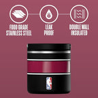 Hydrapeak x NBA Officially Licensed Cleveland Cavaliers 25oz Stainless Steel Vacuum Insulated Thermos Food Jar with Handle, Wide Mouth Leak-Proof Soup Thermos for Adults, 10 Hours Hot & 16 Hours Cold