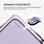 NINETYGO Carry On Luggage 22x14x9 Airline Approved, 20 Inch Suitcase with Front Compartment, Lightweight PC Hard Shell, Cup Holder, Clamshell, TSA Lock, Spinner Wheels (Lavender Taro Milk)