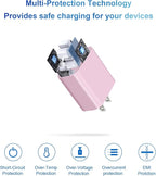 iPhone Charger Fast Charging USB C Charger Block Type C Charging iPad Chargers with 6FT C Chargers Cord Compatible with iPhone14/14 Pro Max/13/13Pro/12/12 Pro/11,iPad(Pink