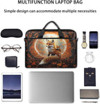 Laptop Shoulder Bag for Women Men, Waterproof Computer Case Messenger Bag Briefcase for Business Office Travel
