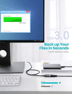 AINOPE USB Extension Cable,USB Extender,USB 3.0 Extension Cable, Male to Female Cord High Data Transfer Compatible with Webcam,Keyboard,Flash Drive,Hard Drive,Printer,6.6FT,Black