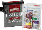 Pac-Kit Watertight Explorer 1 First Aid Kit for Hiking, Camping and Outdoor Activities, 67 Pieces