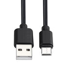 Smays USB to USB C Cable 6ft 5-Pack, Type C Phone Charger Cord Bulk, Black