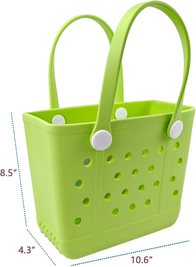 Lightweight Extra large Rubber Beach Bag Small mini Tote Bag for Gym Waterproof medium Open Handbag for Pool Sports