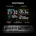SHARGEEK 170 Power Bank, 140W PD3.1 Portable Charger 24,000mAh/ 86.4Wh High Capacity with Smart Display, 170W Total Output Battery Pack for Laptop MacBook Pro iPhone 17/16/15/ Galaxy S26