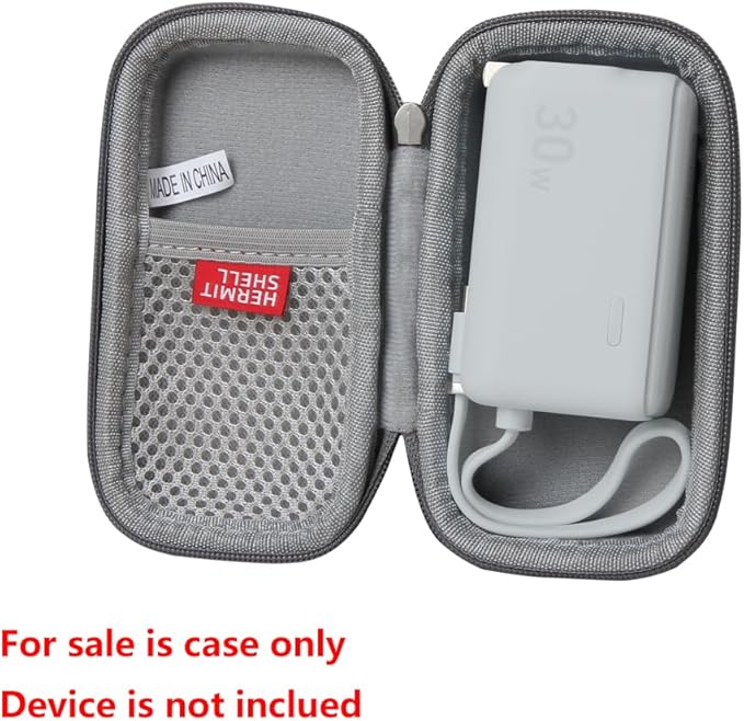 Hermitshell Hard Travel Case for Anker Block, 3-in-1 5,000mAh (Gray)