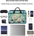 Laptop Shoulder Bag for Women Men, Waterproof Computer Case Messenger Bag Briefcase for Business Office Travel