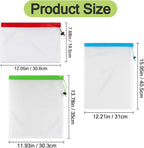 MAQIHAN 12PCS Reusable Produce Bags - Mesh Produce Bags Drawstring Reusable Washable Vegetable Storage Bags Refrigerator Keep Fresh Grocery Food Fruits Veggie Green Net Bag Toy Storage Zero Waste Shop