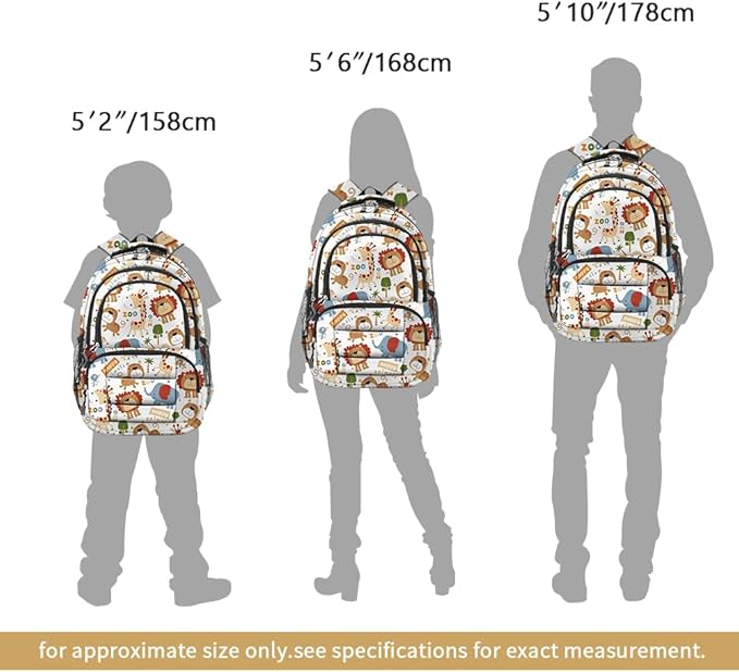 rickyh style School Backpack Travel Bag for Men & Women Lightweight College Back Pack with Laptop Compartmen