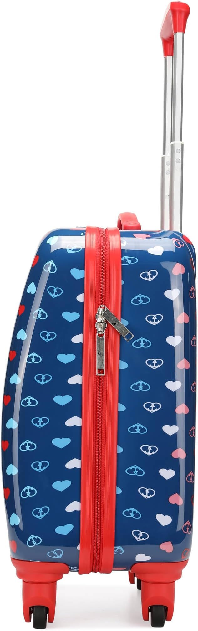 Nautica Kids Luggage - 18" Rolling Hardside Upright Carry-on Suitcase with Spinner Wheels, Peace Print
