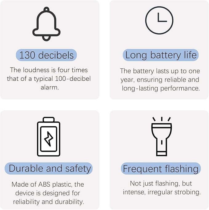Halo-Siren Alarm, HaloSiren Personal Safety Alarm - Travel Safe Alarm with 130db Loud and LED Strobe Light, Safety Keychain Compatible with Bags, Keys, Backpacks (Orange)