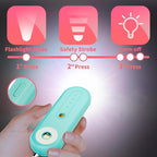 Rechargeable Personal Safety Alarm for Women - 130dB Self Defense Keychain Alarm Whistle with SOS Strobe Light, Low Battery Notice - Security Protection Devices for Kids Elderly College Essentials