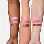 Saie Dew Liquid Blush for Cheeks Trio - Hydrating Cream Blush Stick Set with a Blendable + Buildable Formula - Skincare Infused Dewy Face Blushes for a Natural Flush - Baby, Sweetie, & Spicy (3 Count)