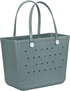 Lightweight Extra large Rubber Beach Bag Small mini Tote Bag for Gym Waterproof medium Open Handbag for Pool Sports