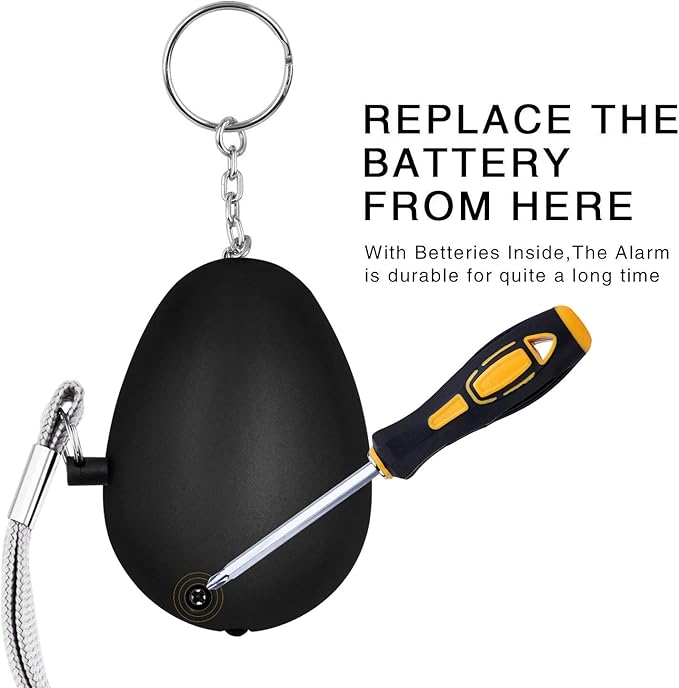 KOSIN Personal Safety Alarm, 6 Pack 140DB Personal Security Alarm Keychain with LED Lights, Emergency Safety Alarm for Women, Men, Children, Elderly