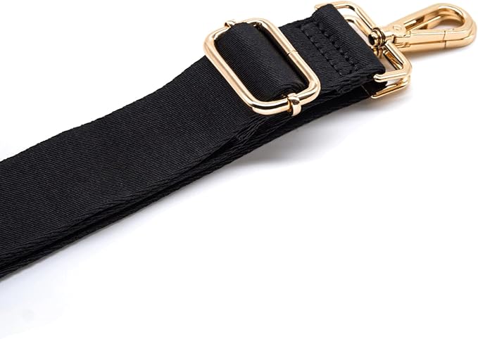 S&loyoe Thickened Solid Color Purse Straps Replacement Crossbody Bag Strap Adjustable Wide Guitar Straps for Handbags 1.5inch
