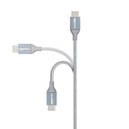 Amazon Basics Nylon Braided USB-C to USB-A 2.0 Fast Charging Cable, 480Mbps Speed, USB-IF Certified, for Apple iPhone 16/15, iPad, Samsung Galaxy, Tablets, Laptops, 10 foot, Dark Grey