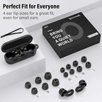 Ear Plugs for Sleeping 35dB Noise Cancelling Silicone Earplugs Single and Double Layer Tips for Side Sleepers Reusable Travel Work Study