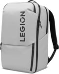 Lenovo Legion Gaming Laptop Backpack GB800, 21L Capacity, Fits 17-inch Laptops, Water Resistant, Three Main Compartments & 19 Specialiized Pockets, Light Grey