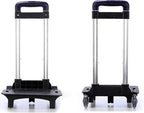 Backpack Trolley 2 Wheels Rolling Luggage Carts Foldable Trolley Cart Aluminium Alloy Hand Cart for School Bags Pet Bag