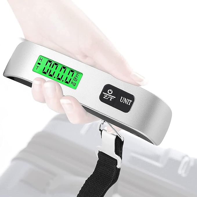Luggage Scale, Easy to Carry, Small in Size, Suitable for Carrying, 110 pounds, Will be a Popular Luggage Scale in The Future (1), 5.9x4.2x1.49inches