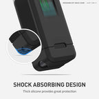 Silicone Case for Anker Prime Power Bank 20,000mAh 200W 1/4-inch nut Hole, TF/SM Card Storage Reserved Only Compatible with Anker 200W Prime Power Bank Protective Cover Dustproof Soft (Black)