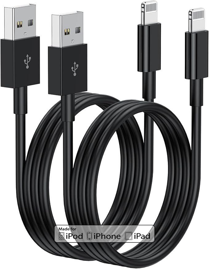 10ft iPhone Charger, [Apple Certified] Long Apple Charging Cord,10 Feet Original Lightning to USB Cable,10 Foot iPhone Charging Cable for iPhone 14 Pro Max/14/13 Pro/12 Mini/11/XS/XR/8/7/6S/5/SE,iPad