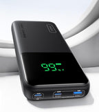 INIU 140W 25000mAh Compact High Capacity Laptop Portable Charger & Ultra Slim 45W 10000mAh Power Bank