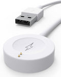 Sinoacc Charger for Fossil Gen 6/Gen 5/Gen 5E/Gen 4 Smartwatch Charging Cable Cord for Emporio Armani/Skagen falster 2/Misfit Vapor 2/Diesel Guard 2.5/Michael Kors Runway 3.3Ft/1M White