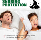 Ear Plugs for Sleeping - Noise reducing earplugs - earplugs for Swimming,Soft Silicone for Concerts, Swimming, Shooting, Snoring, Airplane, Musicians -32dB Sound Blocking Ear Protection (24Pillows)