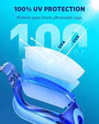Aegend Swim Goggles, Swimming Goggles No Leaking Full Protection Adult Men Women Youth