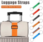4PCS Luggage Straps for Suitcase, Adjustable Elastic Luggage Connector Straps, Multi-Functional Durable Travel Packing Straps for Securing Bags, Backpacks & Accessories