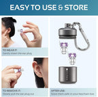 High Fidelity Concert Earplugs, Reusable Musicians Ear Plugs, 24dB Advanced Filter Technology Ear Protection for Music Festivals, DJs, Musicians