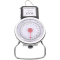 Portable Hanging Kilogram Manual Handheld Luggage and Fishing Hook Weight Scale with Large Handle for Travel and Parcel Weighing