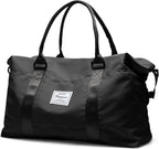 HYC00 Travel Duffel Bag,Carry-on Overnight Weekender Bags for Women,Sports Tote Gym Bag with Wet Pocket