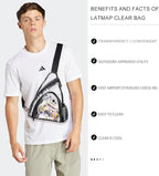 LATMAP 7L Sling Bag For Women Men Backpack Fanny Pack Crossbody Chest Travel Shoulder Belt Bags Purse Handbag PU Leather