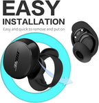 [3 Pairs] Ear Tips Covers for New Bose QuietComfort Earbuds, Sport Anti-Slip EarTips Silicone Anti Scratches Replacement Ear Covers Earbuds Accessories (S/M/L) (Black)
